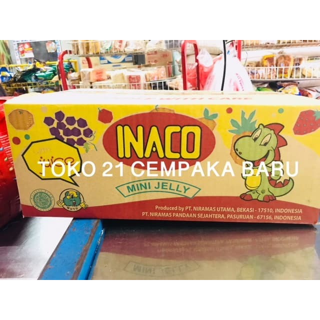 

Inaco Mini Jelly 25 CUPS - 1 KARTON isi 12 PACK | Agar Jely