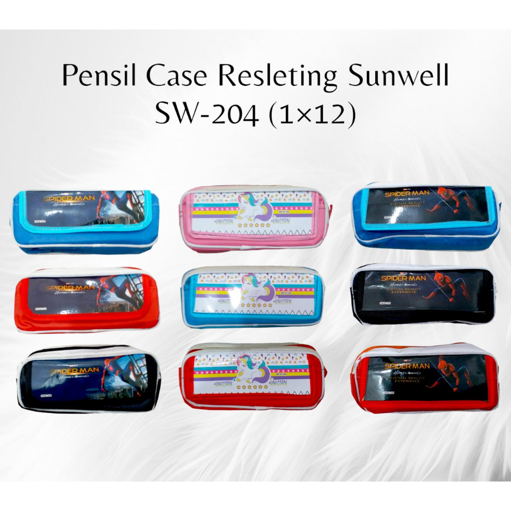 

Pensil Case Resleting Mini Sunwell 204