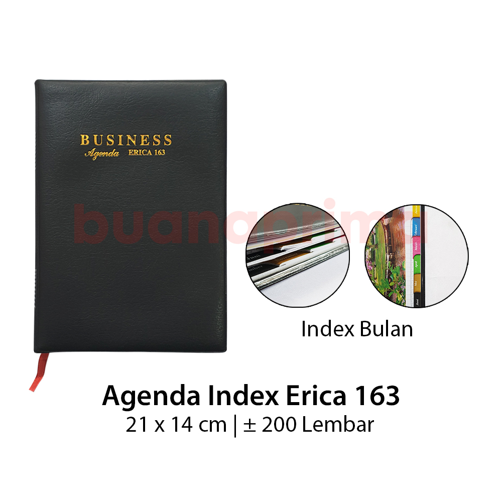 

Agenda Index Erica 162 163 Ada Pembatas Divider 14.5x21 cm Planner Diary