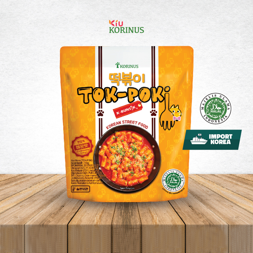 

Korinus K - Bunsik Tokpoki Instan Halal MUI