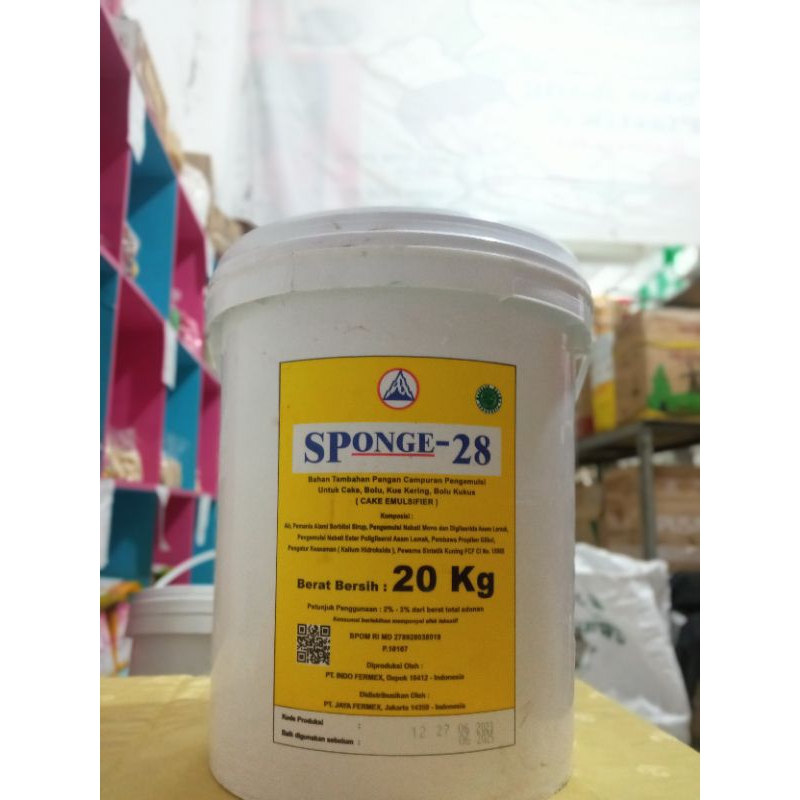

SP Sponge 28 - Pengemulsi, Pengembang Kue, Kemasan Repack