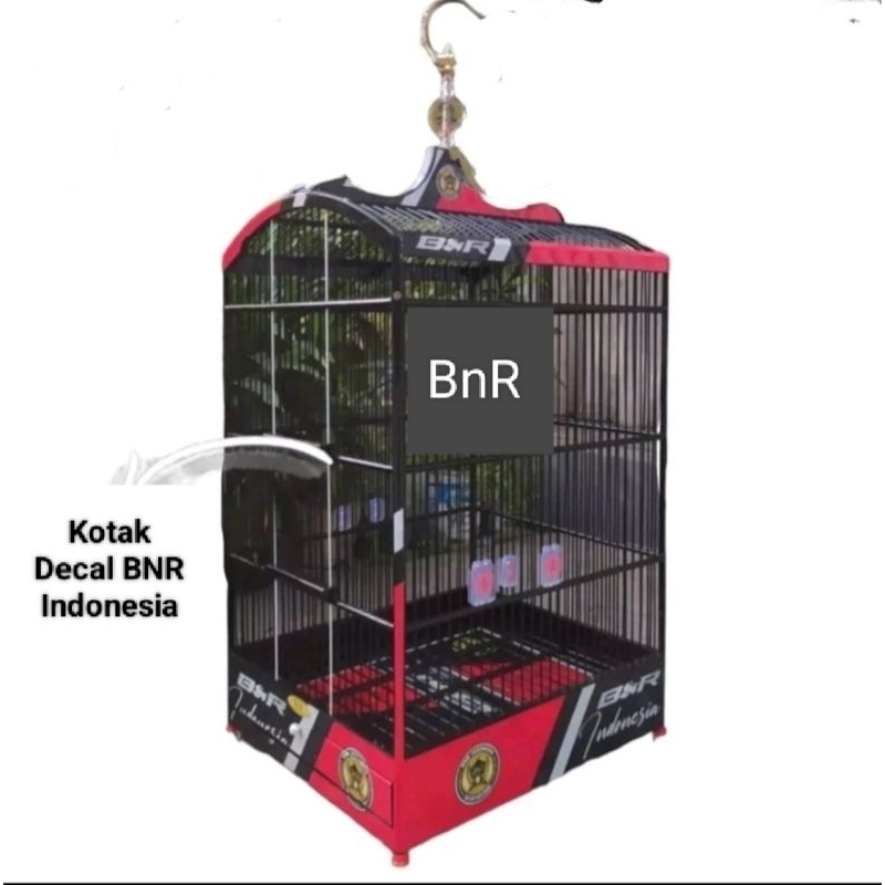 KANDANG SANGKAR KOTAK DECAL BNR INDONESIA NO 2