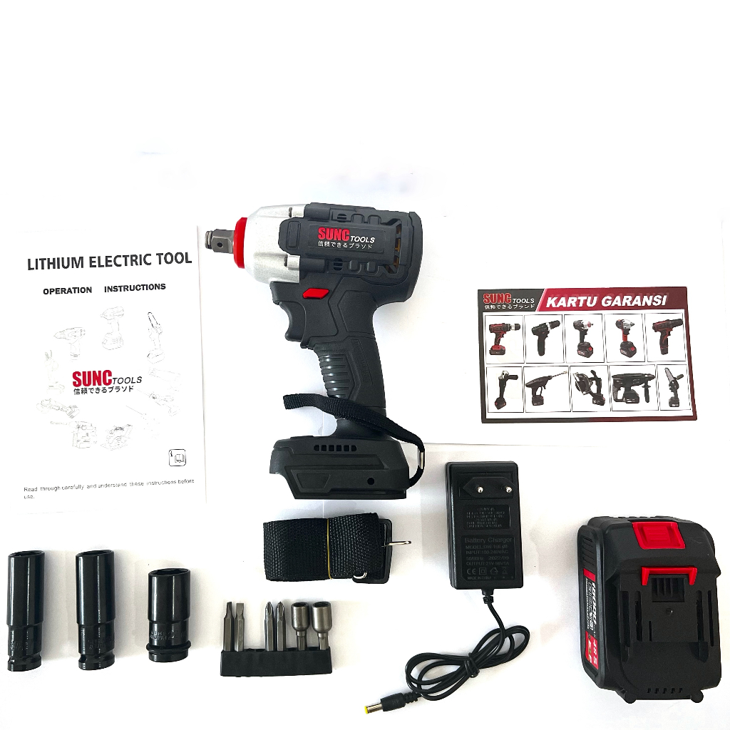 MESIN IMPACT WRENCH CORDLESS SUNC TOOLS 48S