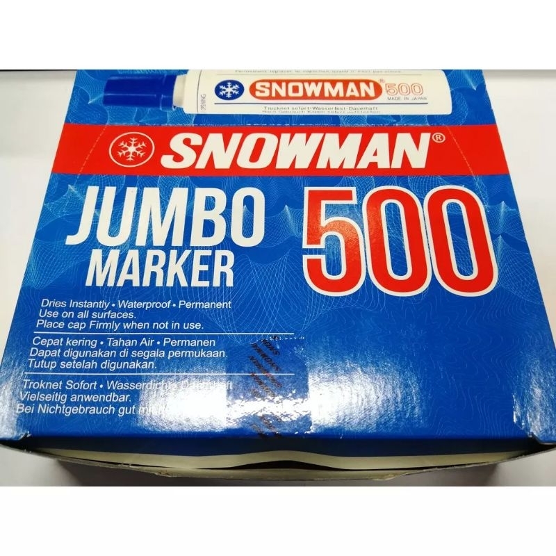 

Spidol Permanent Marker Jumbo Snowman J-500