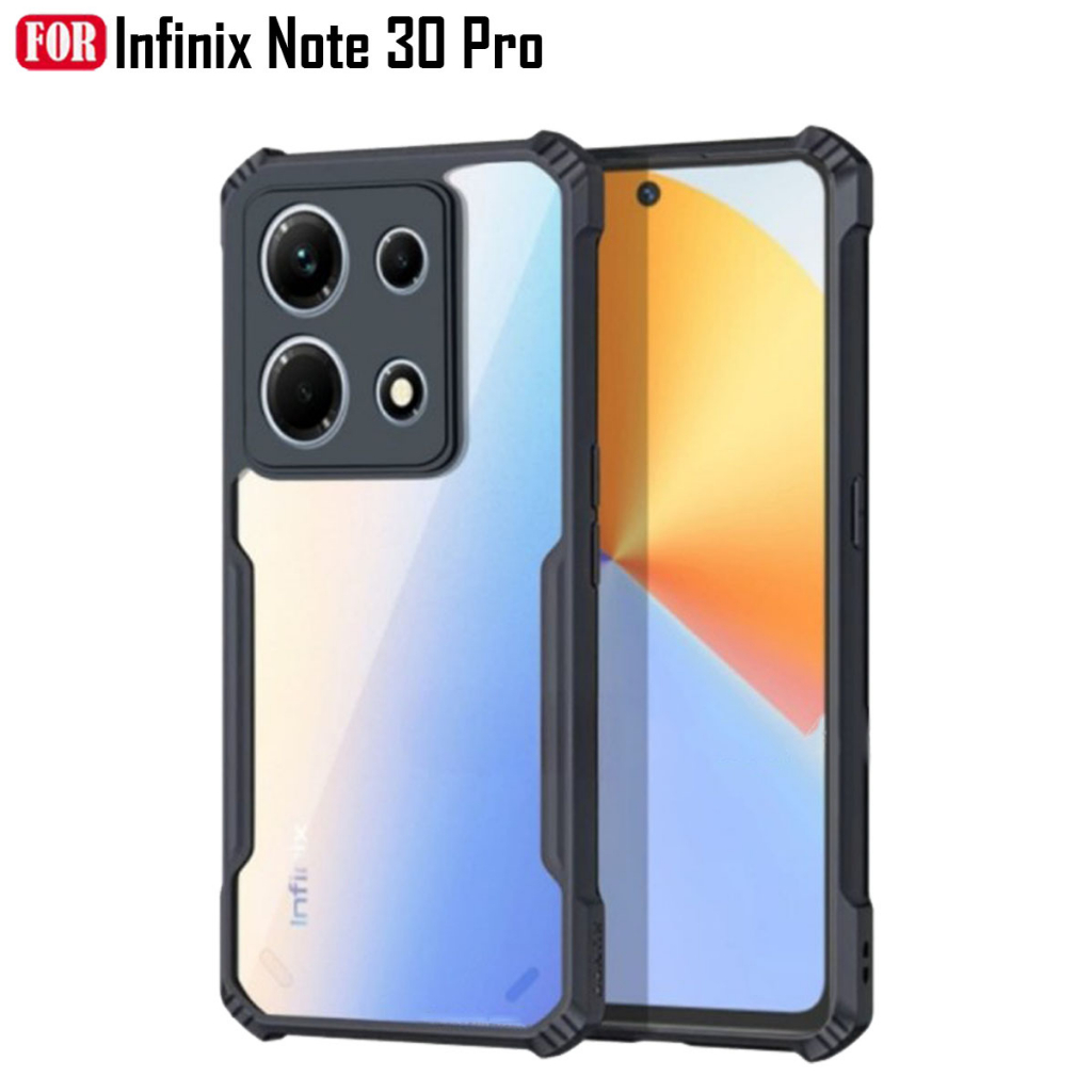 Case Infinix Note 30 Pro Hardcase Armor Transparant Shockproof Case