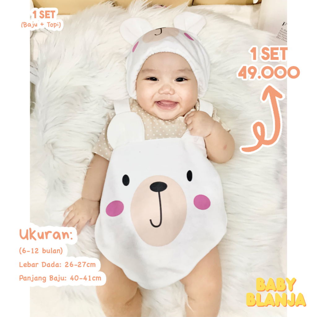 Jumper Bayi Newborn Charlotte Set