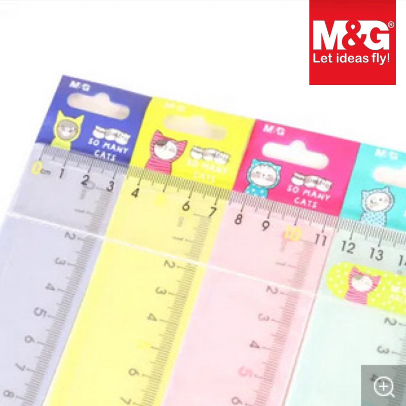 

M&G "SO MANY CATS" Ruler | Penggaris Plastik 15 cm | Ecer