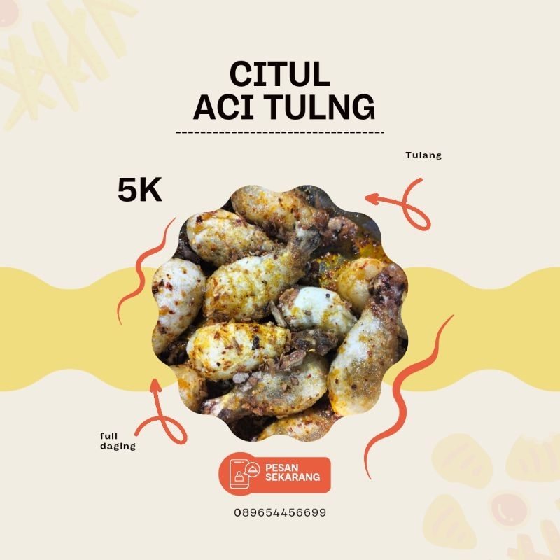 

citul (aci tulanng) harga 5k isi