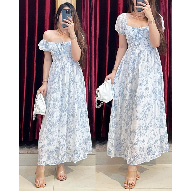 Ririn maxi dress import bangkok bkk