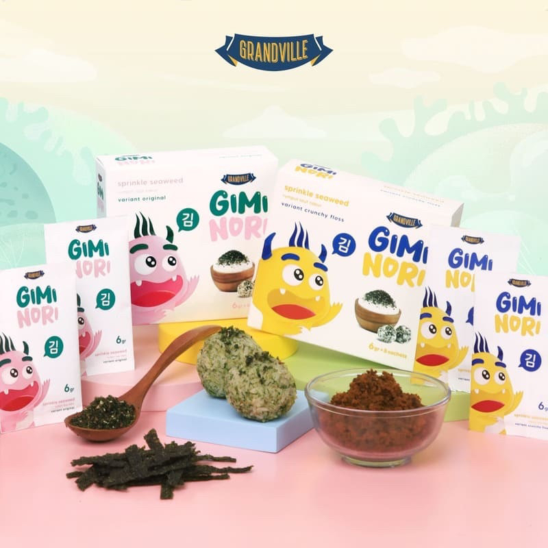 

Grandville Abon Nori Crunchy Original Sachet Sushi Nigiri MPASI Bayi Bekal Anak Sekolah Gime Nori