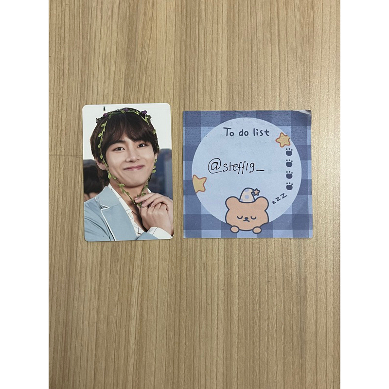 [READY STOCK] Photocard Dicon Taehyung daun