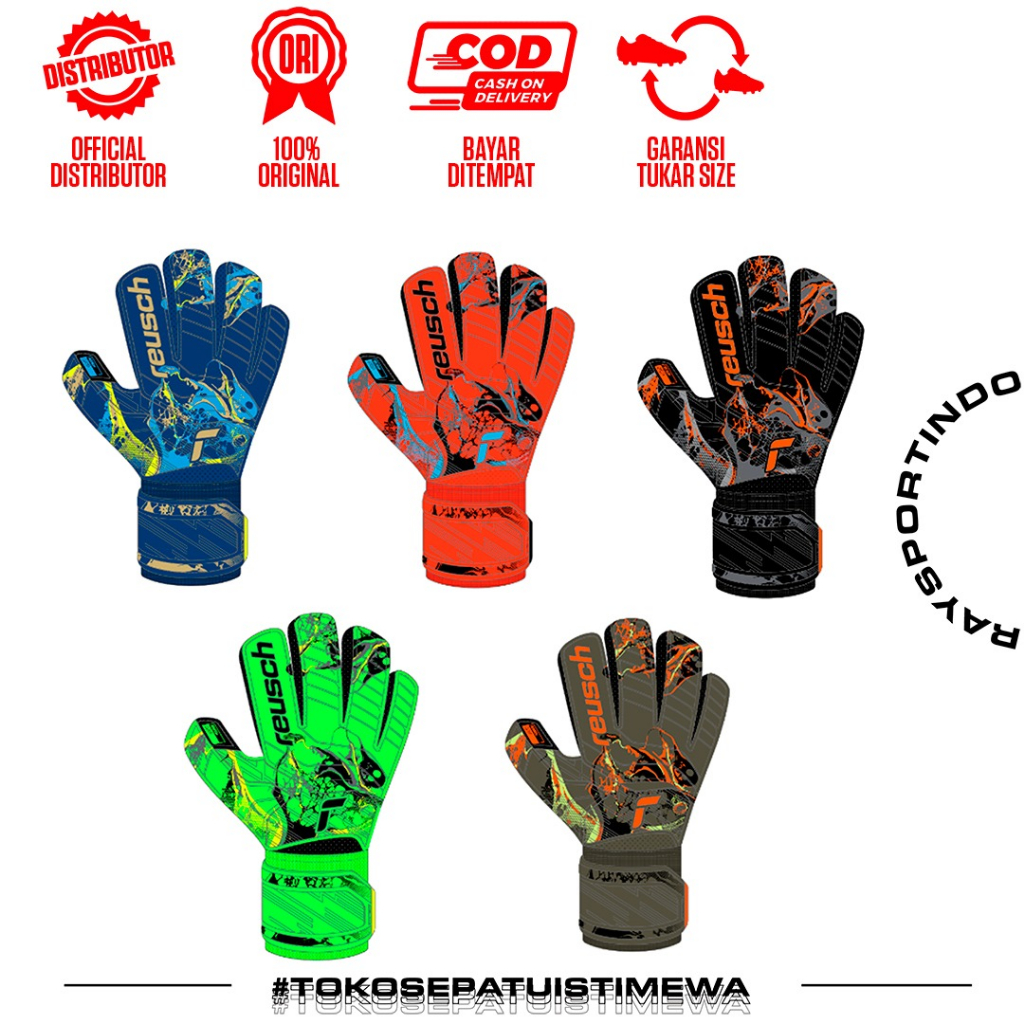 SARUNG TANGAN KIPER REUSCH GK GLOVES ATTRAKT GRIP