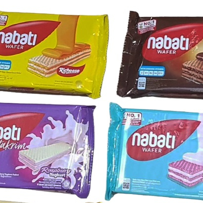 

Richeese Nabati Wafer 50gr murah hadiah ultah, bingkiasan Wafer nabati 2000an