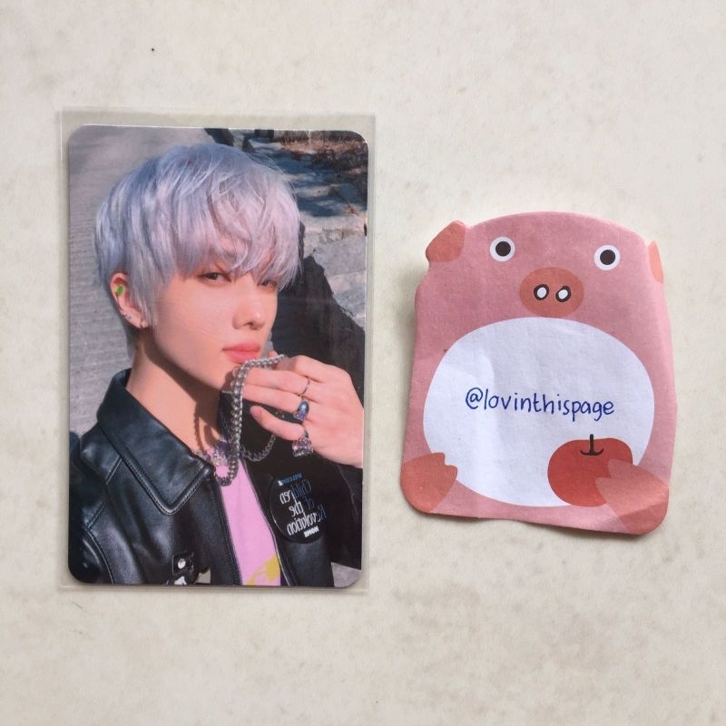 jisung park lucky draw glitch mode ld glimo gigit rantai NCT dream official photocards