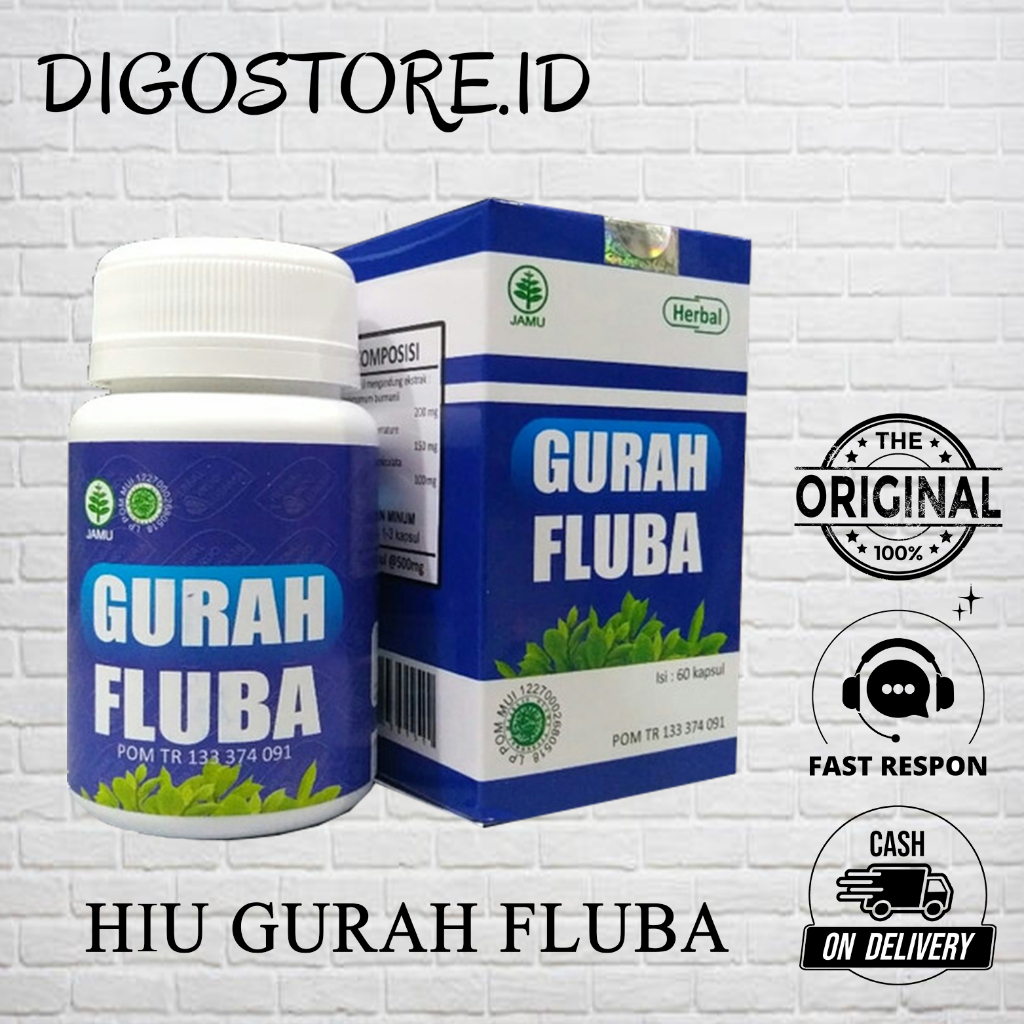 HIU Gurah Fluba 60 Kapsul Original Herbal Indo Utama
