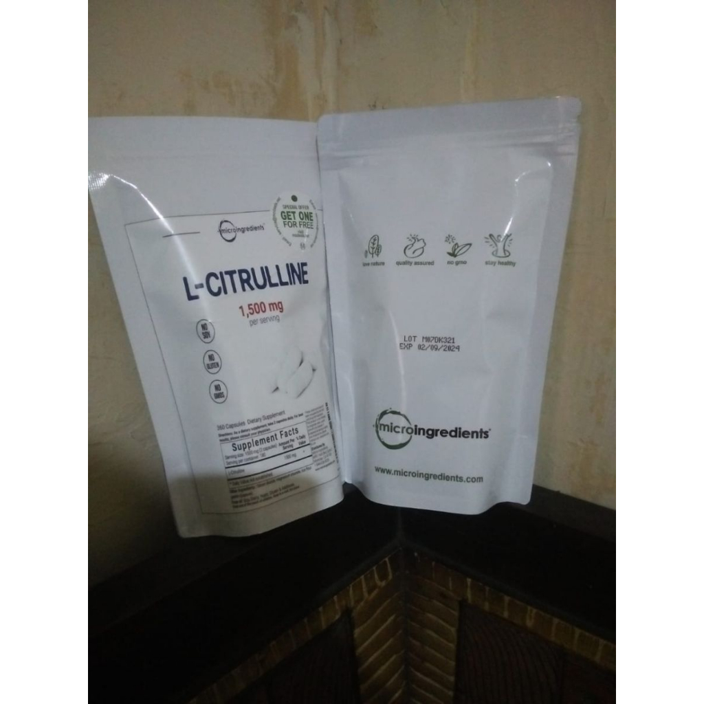 Promo Microingredients l-citrulline original L-citrulline micro ingredients| L citrulline 1500 mg