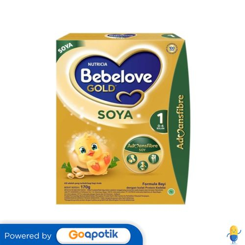 BEBELOVE GOLD SOYA 1 0-6 BULAN  BOX 170 GR