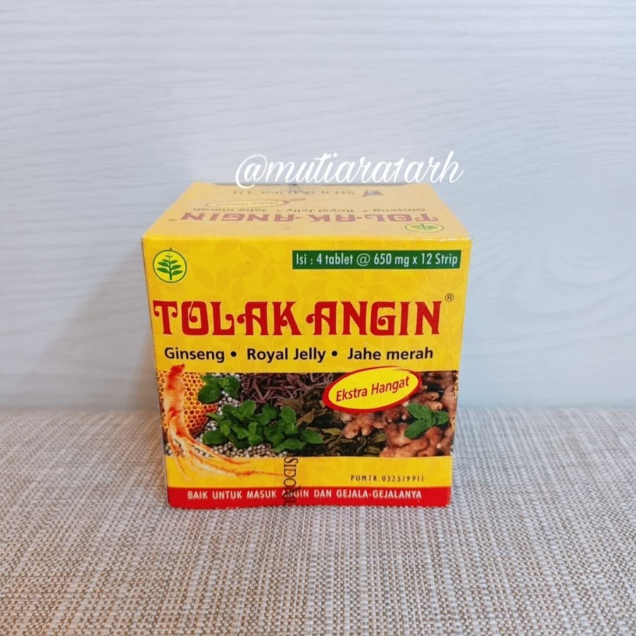 

TOLAK ANGIN TAB 1 BOX ISI 48 TABLET