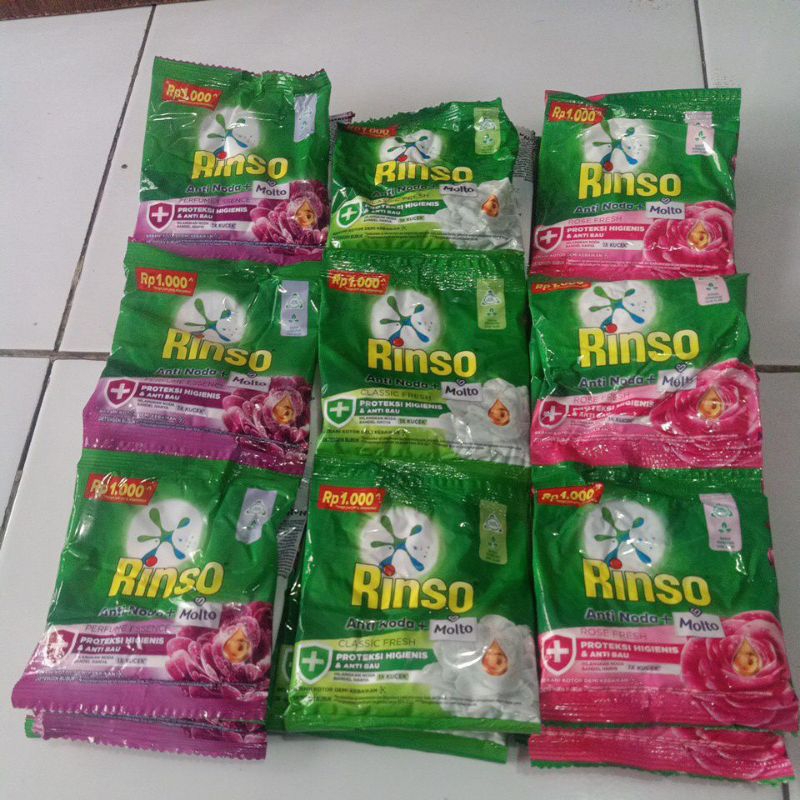 RINSO BUBUK 1RENCENG 12 SACHET