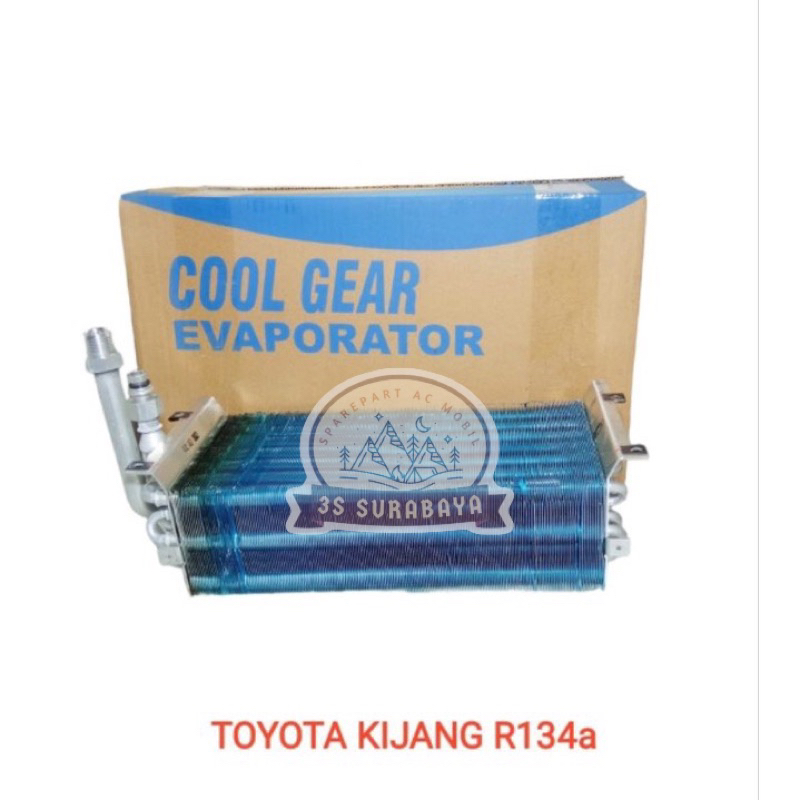 Evaporator A3 Kijang Kapsul Kijang Super R134 R134A Denso Coolgear Asli ac Mobil  Coil Evap Cooling 