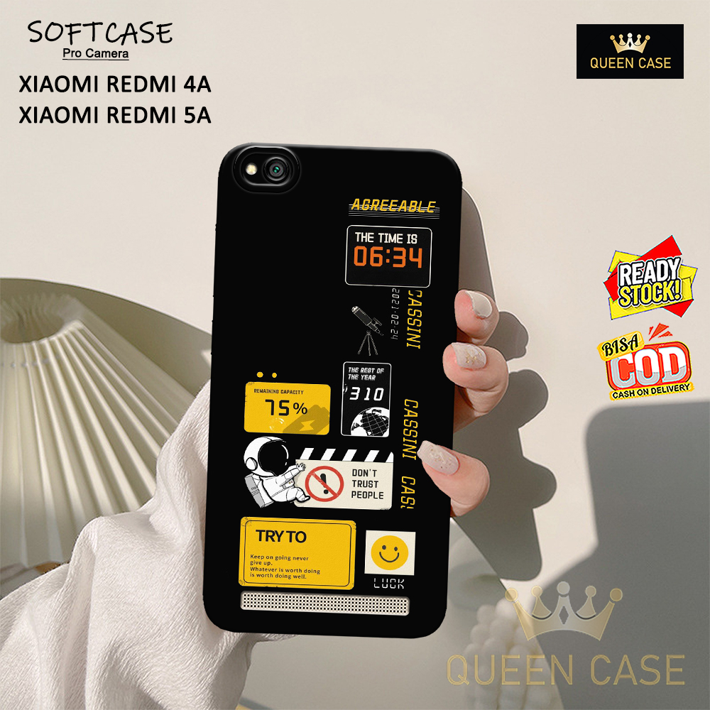 Softcase Pro Camera Aesthetic - Case Hp Xiaomi Redmi 4A / Redmi 5A - Casing Hp Xiaomi Redmi 4A / Red