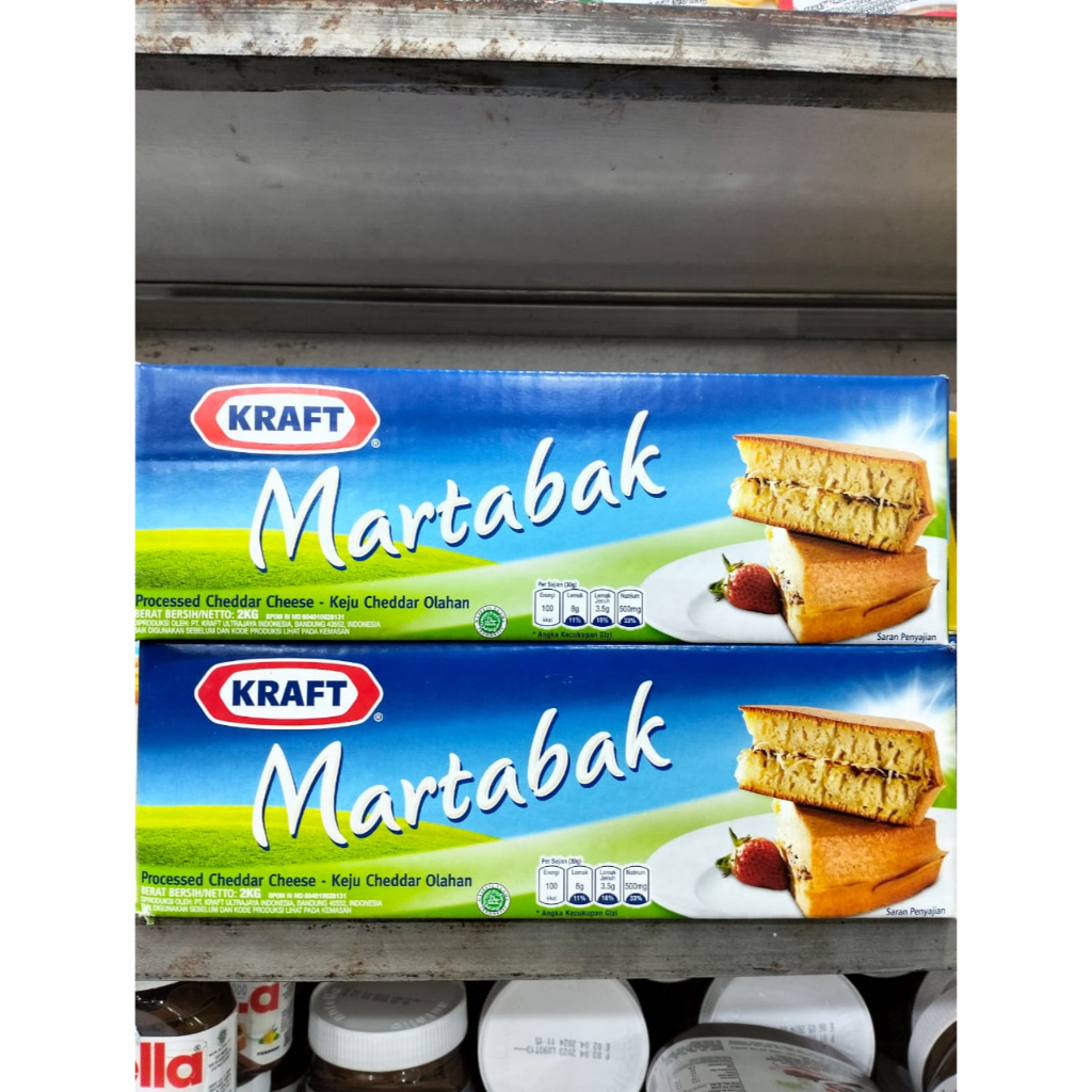 

Kraft Cheddar Keju Martabak 2kg