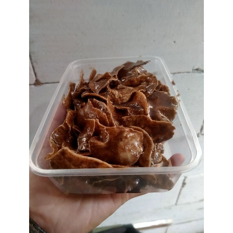 

Kripik singkong coklat homemade