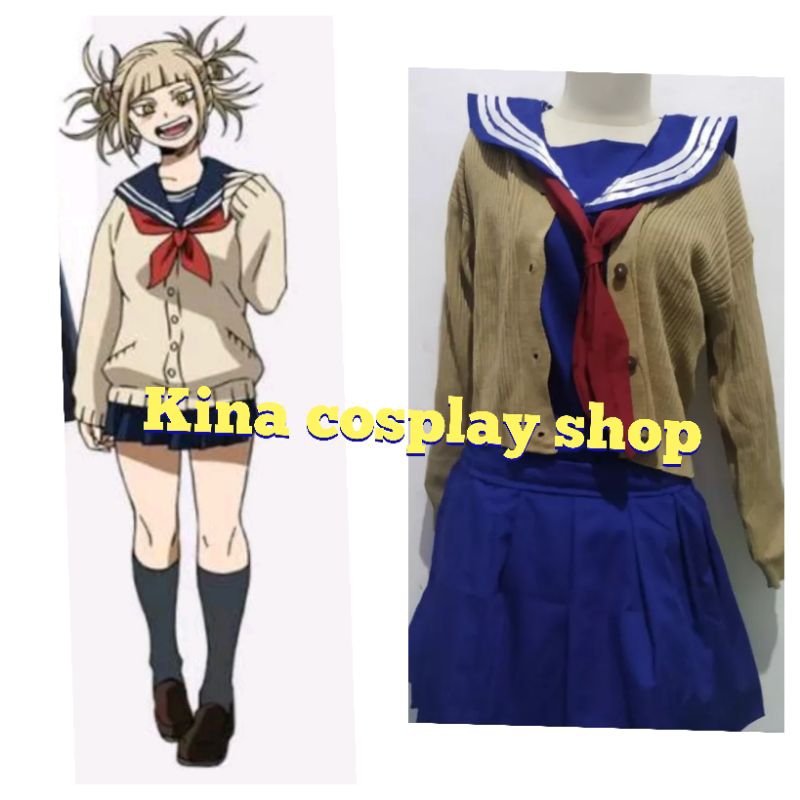 Boku no Hero Academia Himiko Toga Cosplay Costume Anime