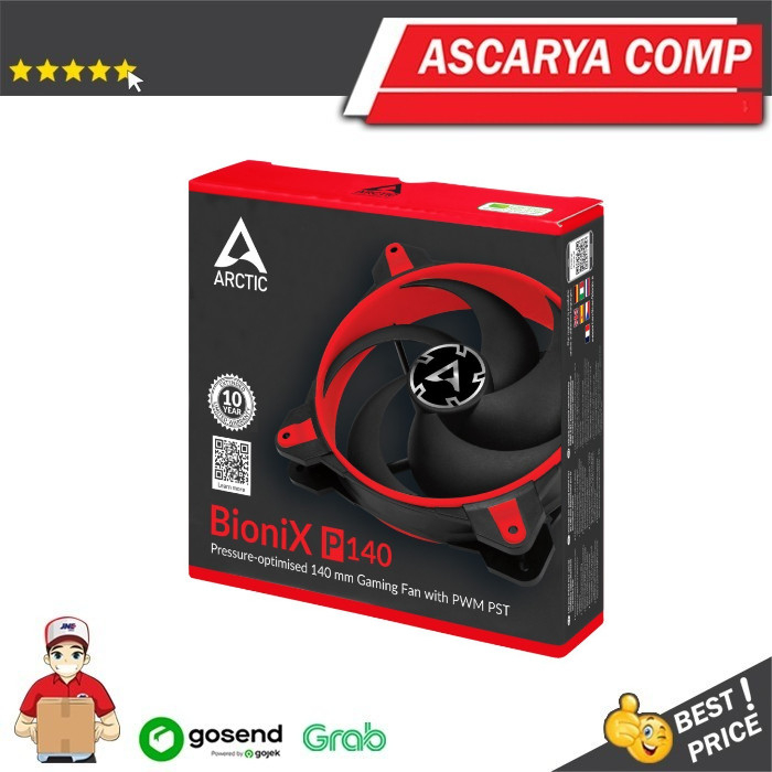 Fan Casing ARCTIC BIONIX P140 PWM PST 140mm FAN - RED