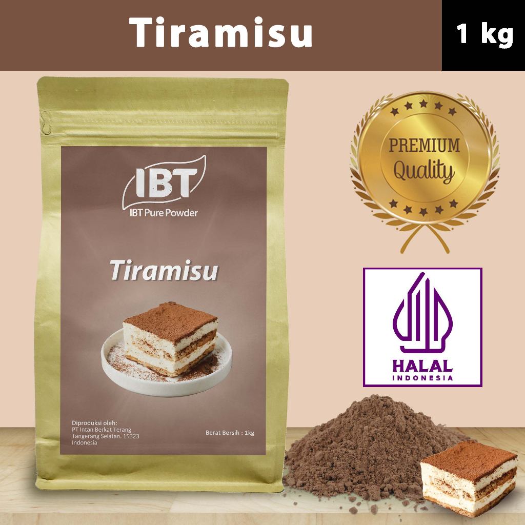 

Pure Tiramisu Powder Essence Murni Bubuk Tiramisu Import Makanan Kue