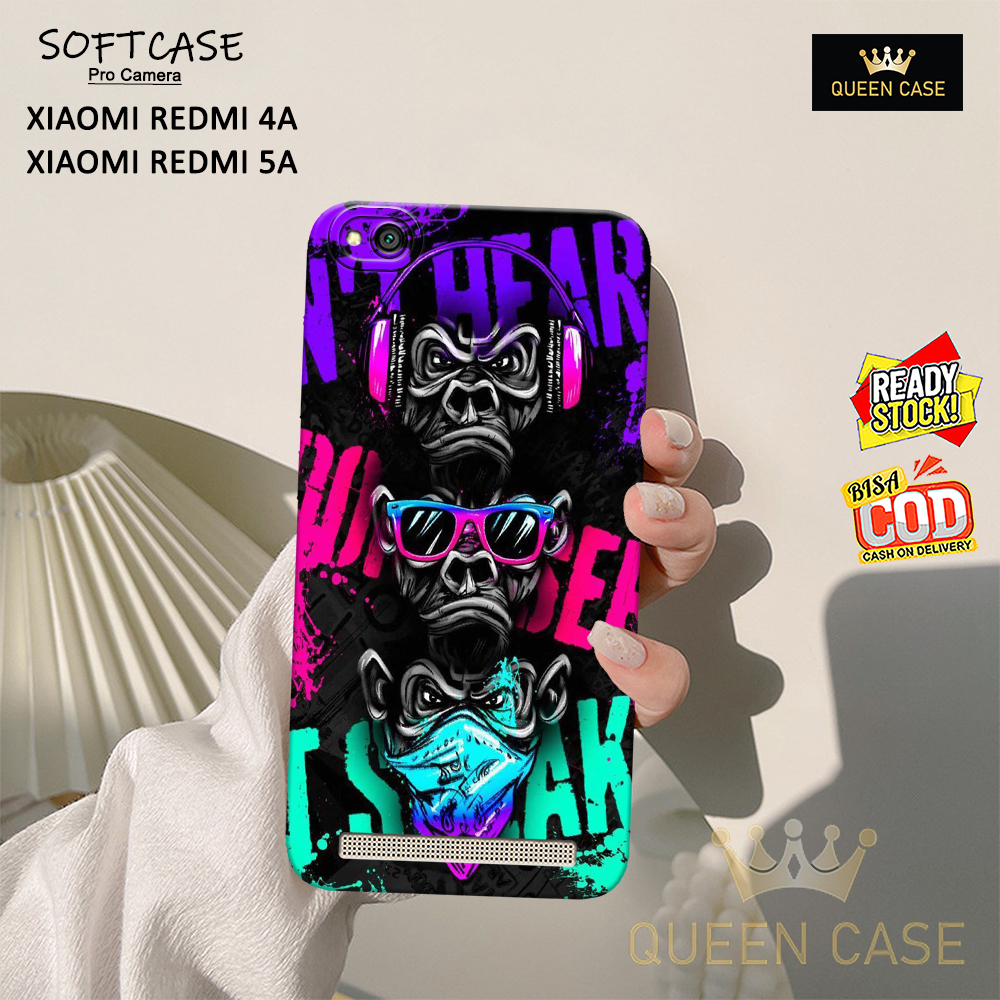Softcase Pro Camera Grafiti - Case Hp Xiaomi Redmi 4A / Redmi 5A - Casing Hp Xiaomi Redmi 4A / Redmi