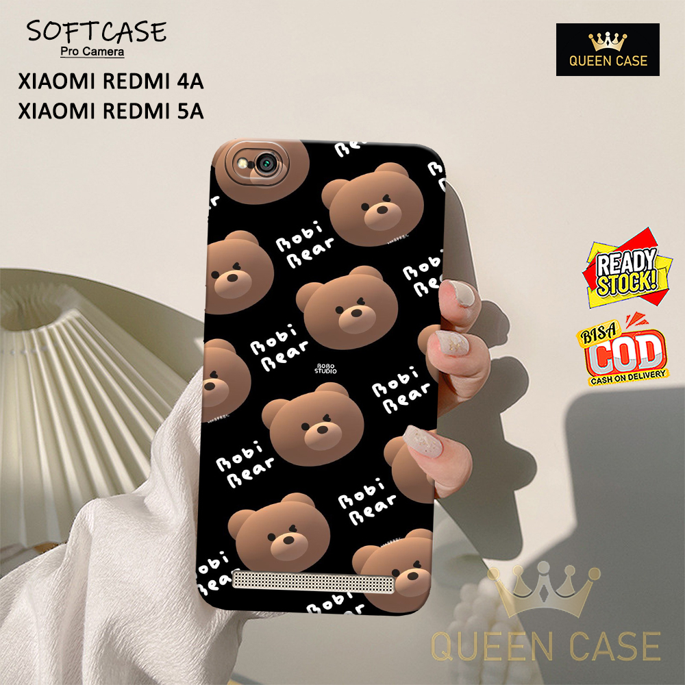 Softcase Pro Camera Kartun - Case Hp Xiaomi Redmi 4A / Redmi 5A - Casing Hp Xiaomi Redmi 4A / Redmi 