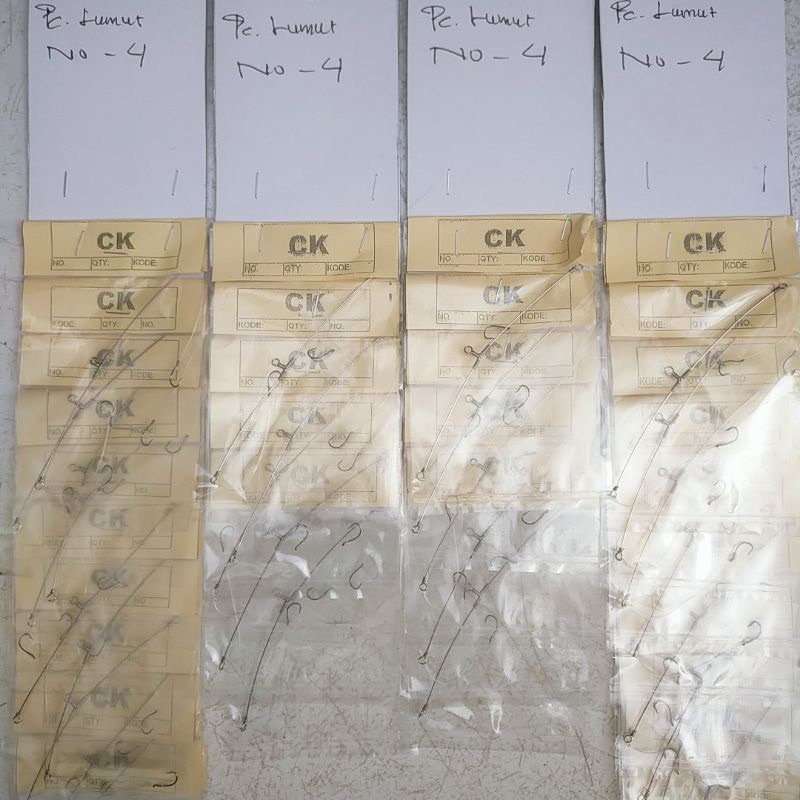 Kail Rangkaian Lumut kawat 1054 Cabang Dua no.4,5,6,7&8 Tajam&Kuat