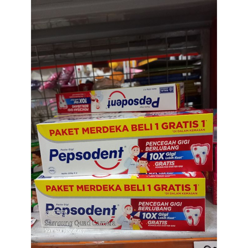 PEPSODENT paket merdeka 225gr x2