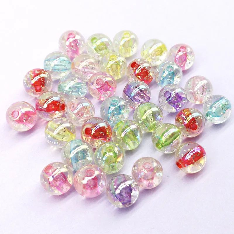 10gram Manik Mote Akrilik Manik Ice Retak Mote Kristal Bahan Kerajinan