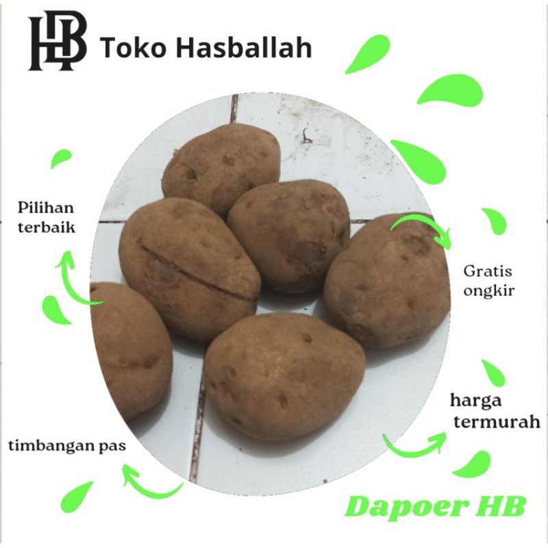 

[ 500 GR - 1 Kg ] KENTANG FRESH - DAPOER HB