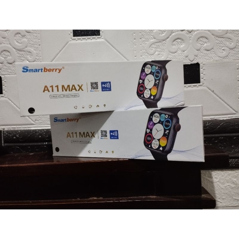 JAM TANGAN SMARTWATCH PRIA WANITA ORIGINAL.Smartberry A11 MAX LAYAR SENTUH