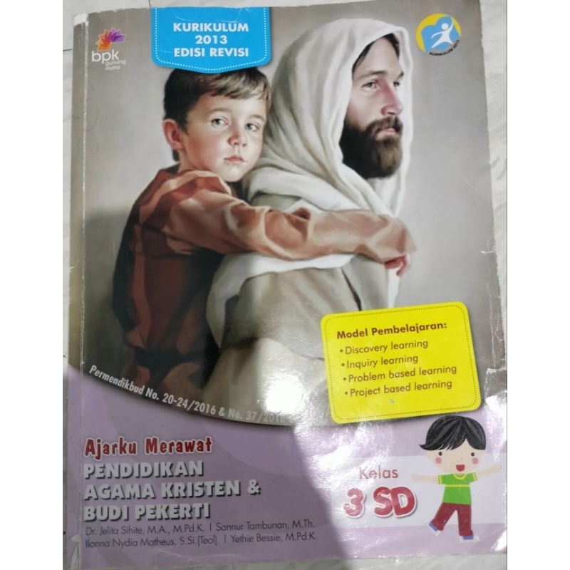 Preloved pendidikan agama kristen kelas 3 SD bpk gunung mulia