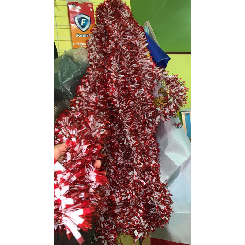 Slinger Merah Putih/ Rumbai Merah Putih/ Rumbai Dekorasi