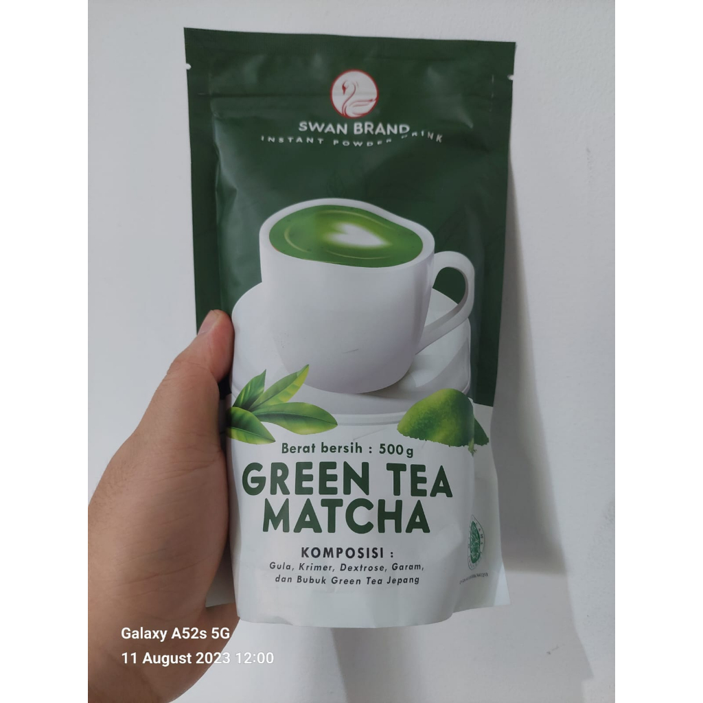 

[oddsolshop] pekanbaru/Swan Brand Green Tea Matcha 500GRAM Minuman Serbuk Instan Teh Hijau Halal