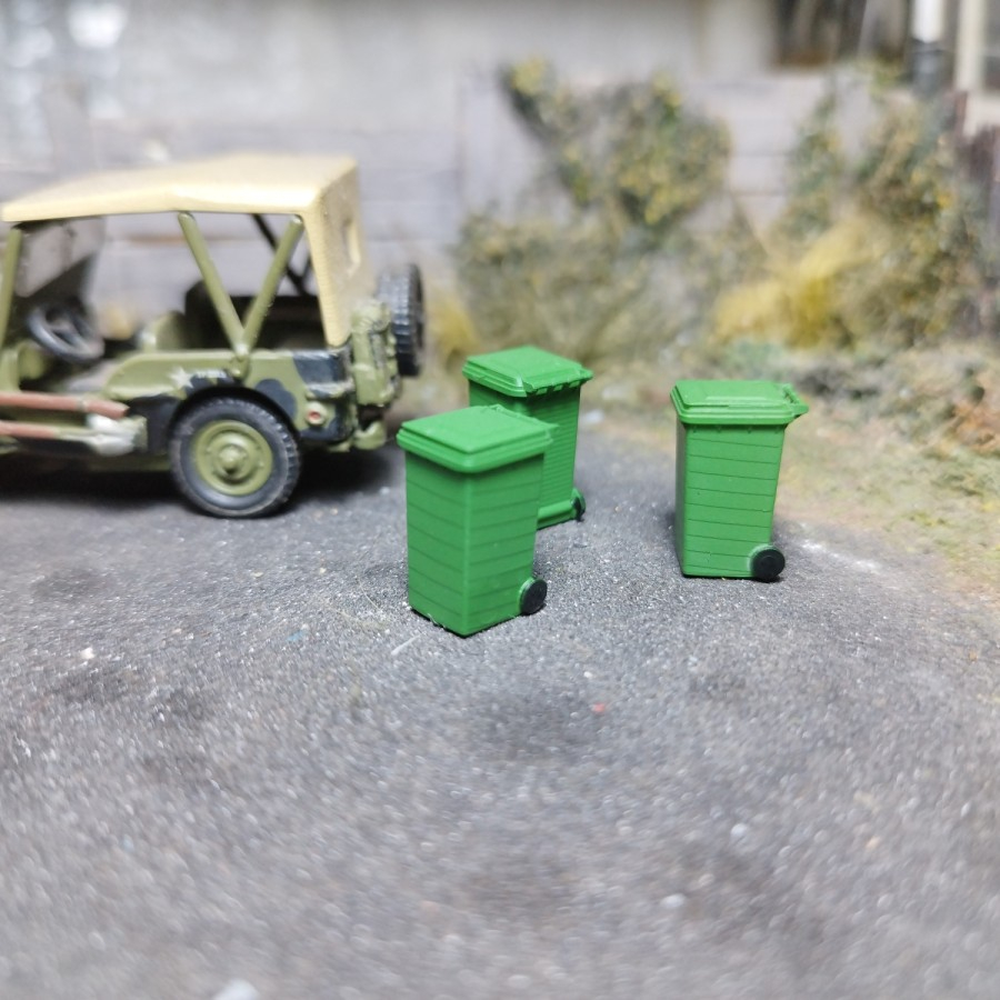 Accessories Diorama Tong Sampah Skala 1/64