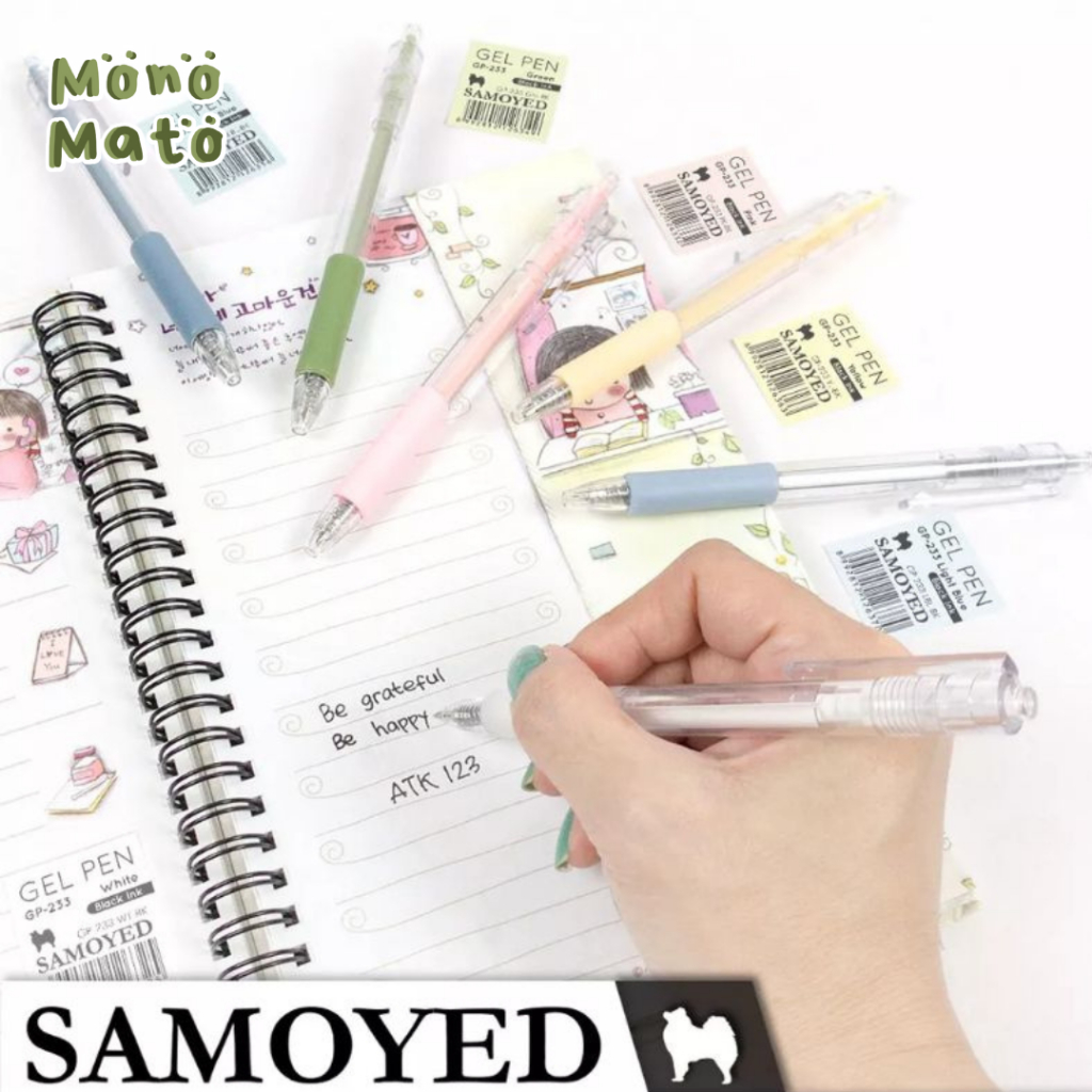 

MONOMATO.ID - SAMOYED COLORFUL GEL PEN / BOLPEN MEKANIK PULPEN HITAM AESTHETIC WARNA WARNI PASTEL LUCU