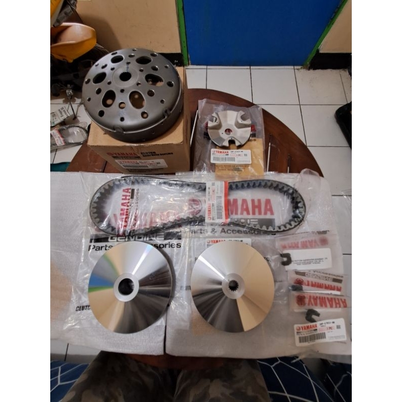 PULLEY CVT FULL SET CUSTOM NMAX OLD , ALL NEW NMAX , AEROX , LEXI