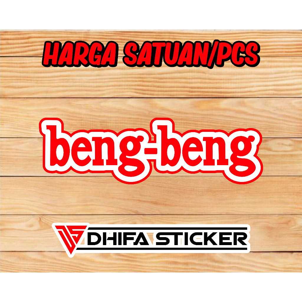 

sticker BENGBENG cutting STIKER MOTOR