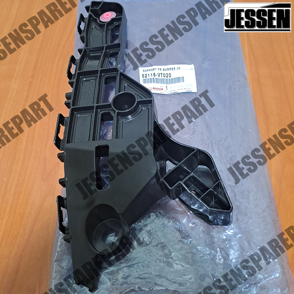 SUPPORT BRACKET BREKET BUMPER DEPAN KIRI INNOVA ZENIX 52116-VT020 ORIGINAL