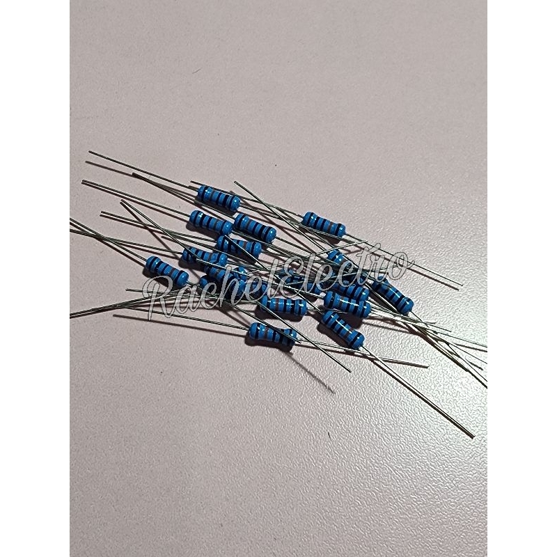 (Harga 10 pcs) Resistor 0.5W 1% 1/2 Watt Biru 1K2 2K2 2K7 3K3 4K7