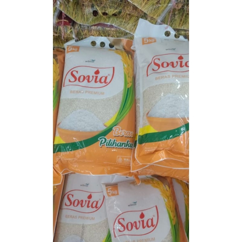 

BERAS PREMIUM SOVIA ATAU SANIA 5 KG 2 PCS KIRIM RANDOM