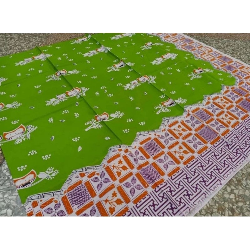 Kain Batik lucu Solo katun printing burung hantu