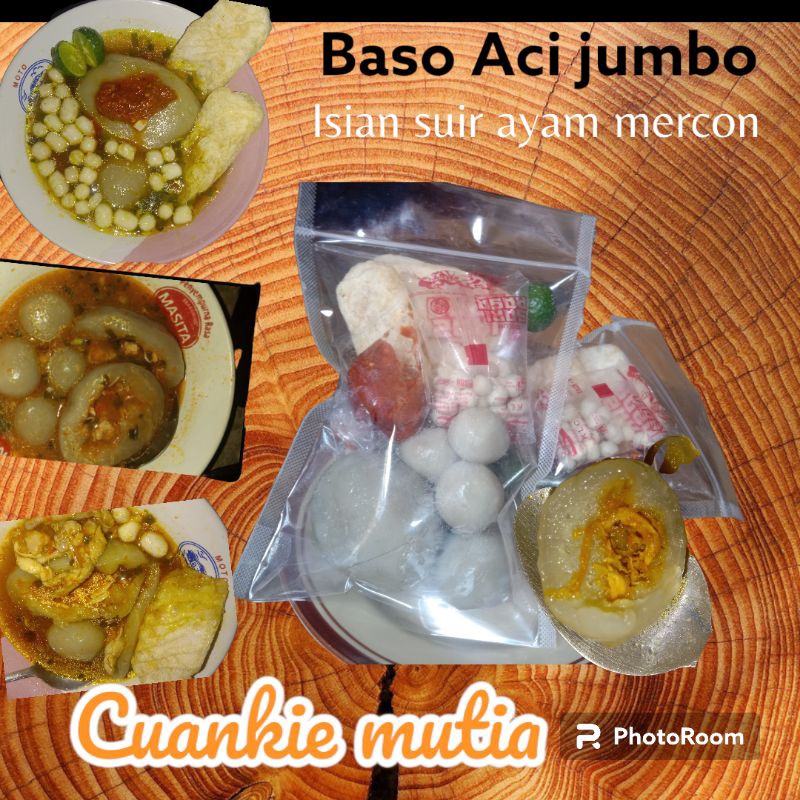 

baso Aci jumbo isi ayam suir mercon