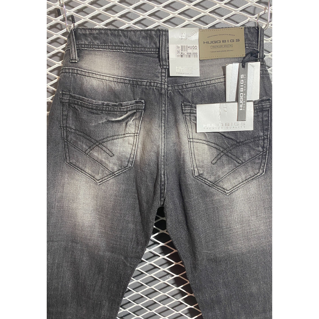 MS- HUGO BIGS denim import original celana panjang jeans pria reguler fit termurah